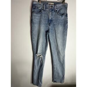 Madewell The Perfect Vintage Crop Jean in a light wash Size 28